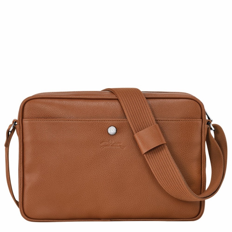 Brown Longchamp Boxford M Men's Camera Bags